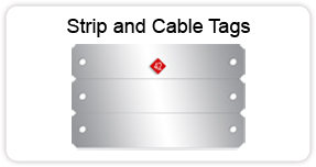 Strip and Cable Metal Plats and Tags